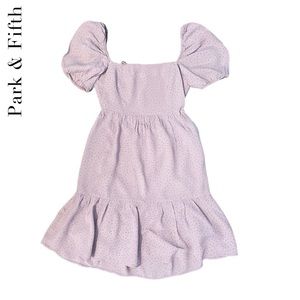 Park & Fifth purple puff dress size xsmall